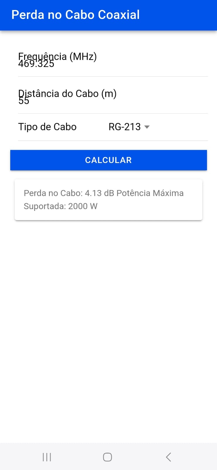 Screenshot 2 - RF Quick Calcs